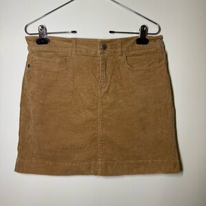 Mountain Khakis Brown Corduroy Mini Skirt